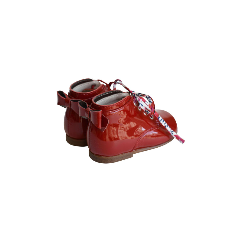 Chaussures Bottillons Albertine - Vernis Rouge - Fille