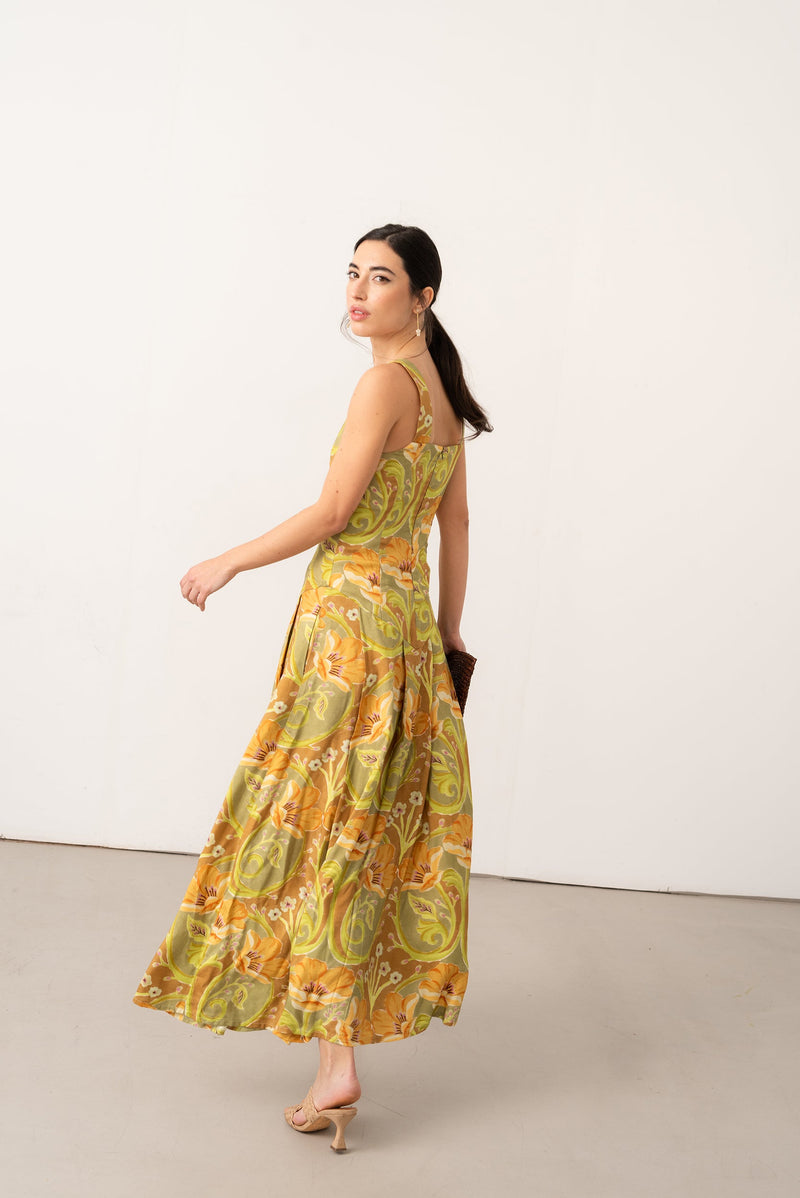 Robe Clémentine - Jaune