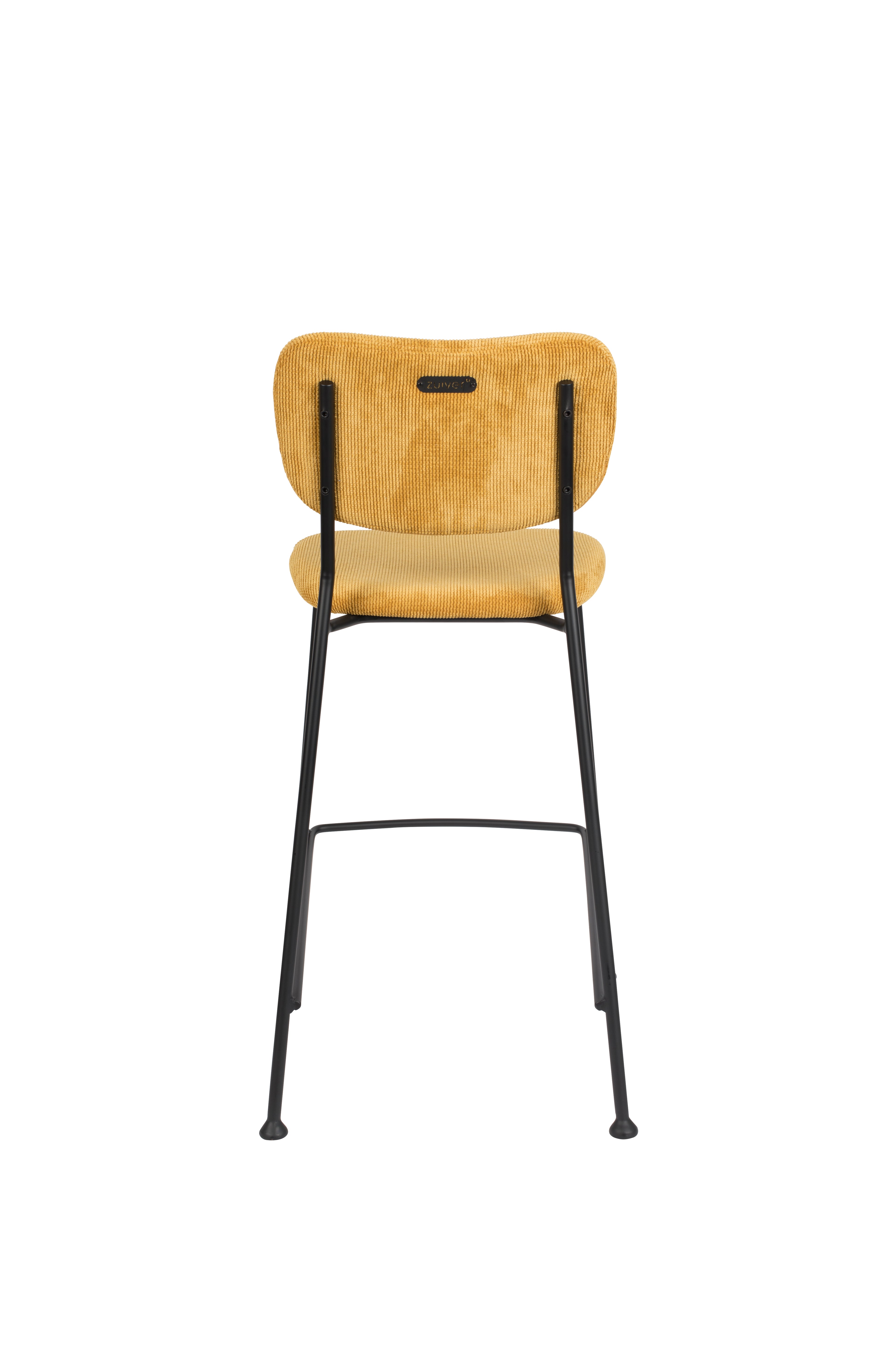 Benson 64.5 Cm - Bar & Counter Stool - Fabric - Ochre/Yellow