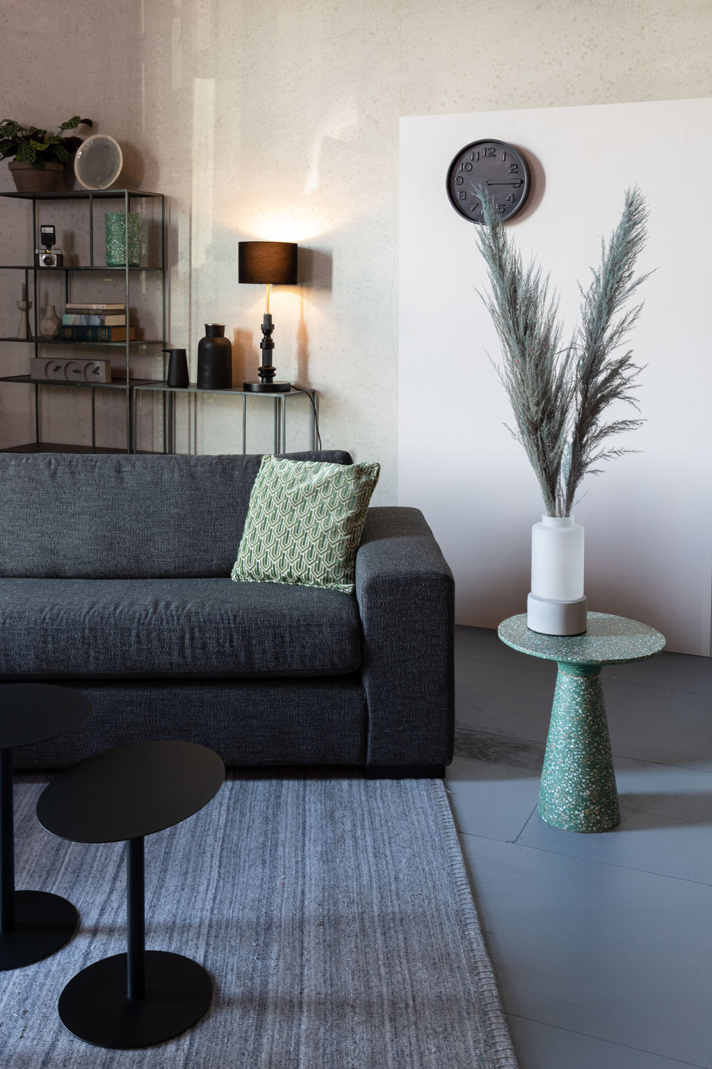 Victoria - Table D'Appoint - Terrazzo - Vert