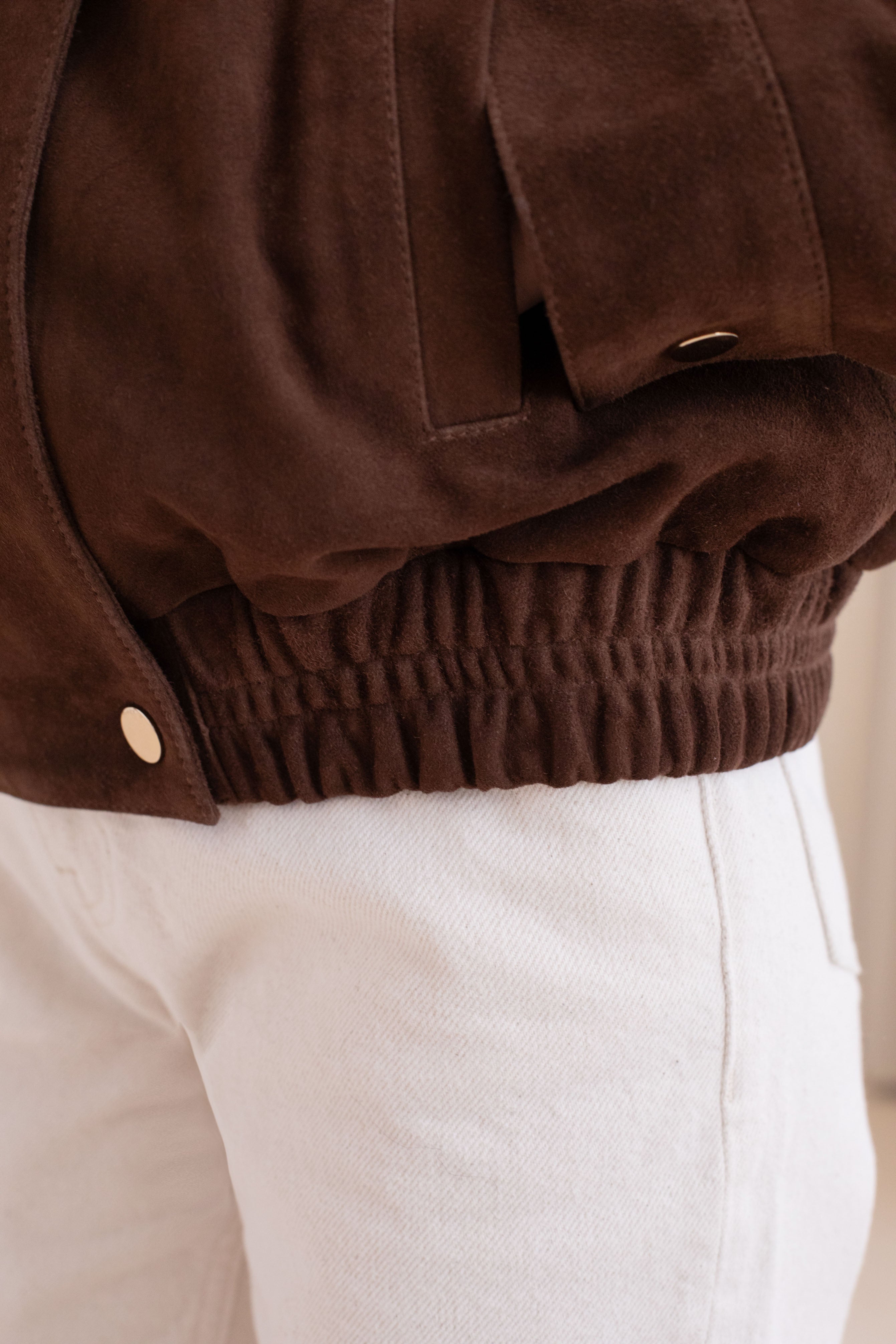 Le Richie Leather Jacket - Dark Brown