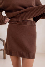 Le Chopin Knitted Sweater - Medium Brown