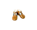 Baby Shoes Ankle Boots with Mary Jane Buckle - Camel Leather - Unisex