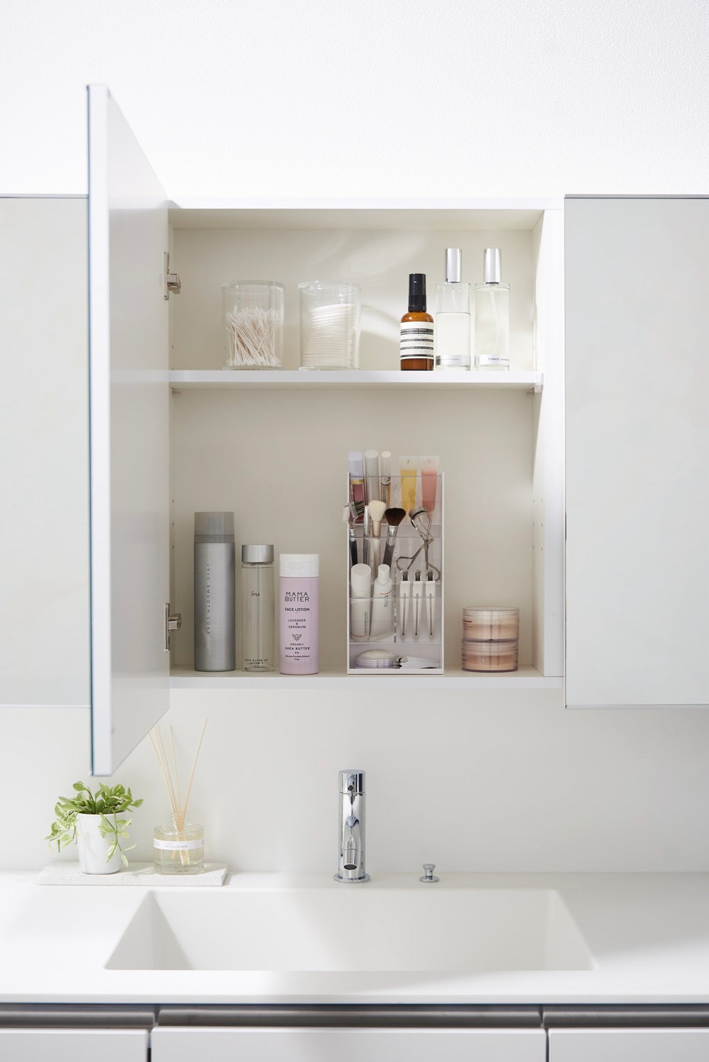 Trousse De Rangement De Maquillage - Tower - Blanc