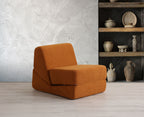 Canapés-Lits 1 Place Origami Convertible - Orange Mat