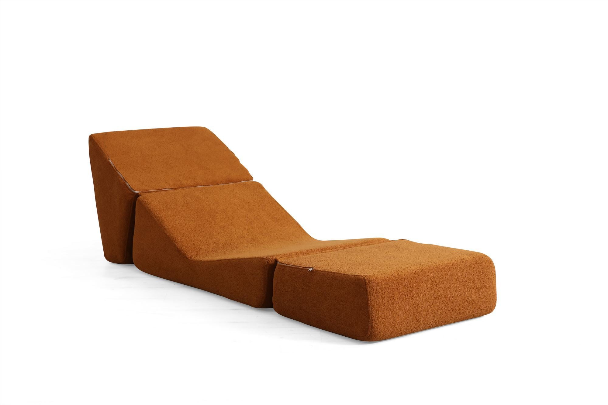 Canapés-Lits 1 Place Origami Convertible - Orange Mat