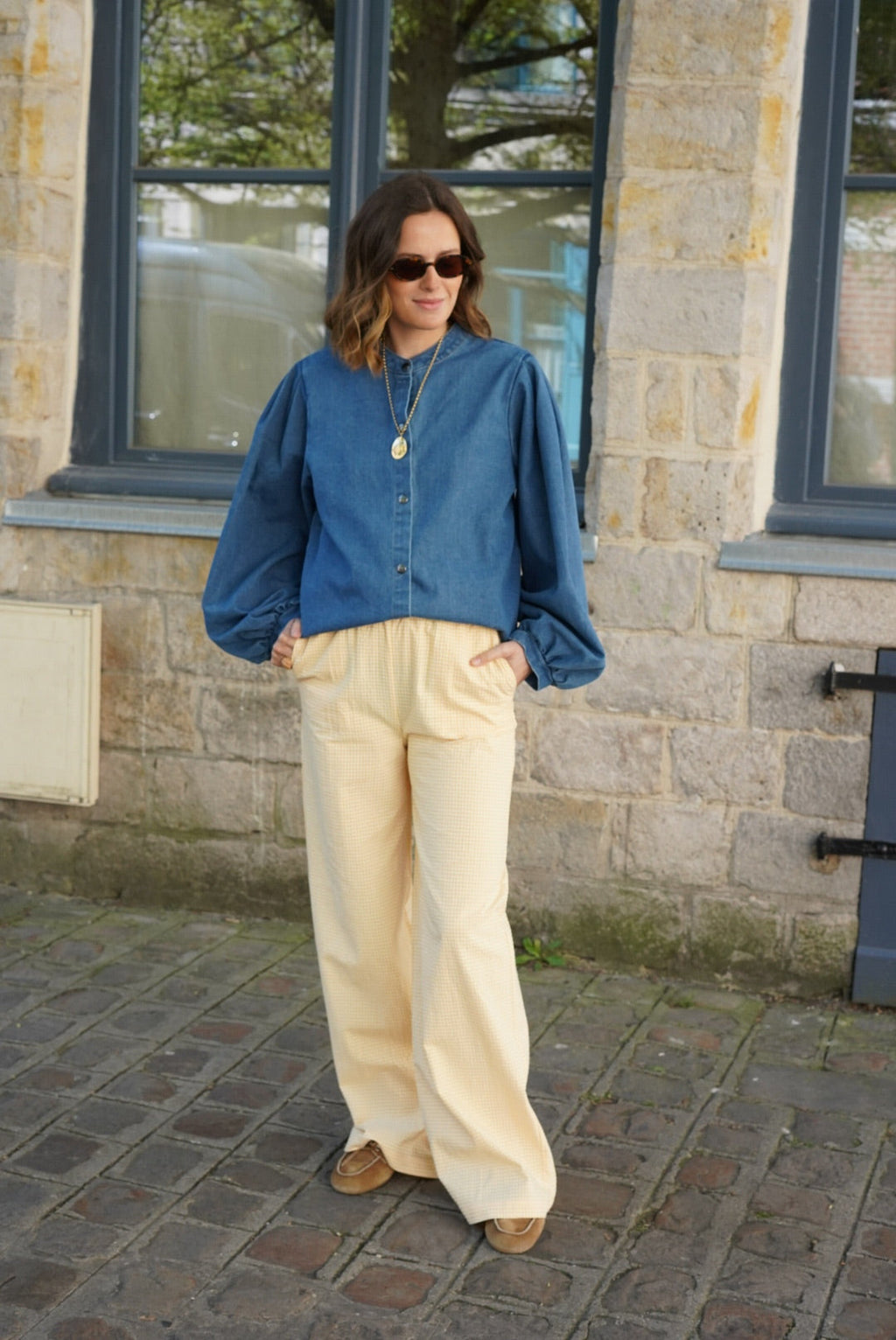 Pants Arthur Yellow Gingham