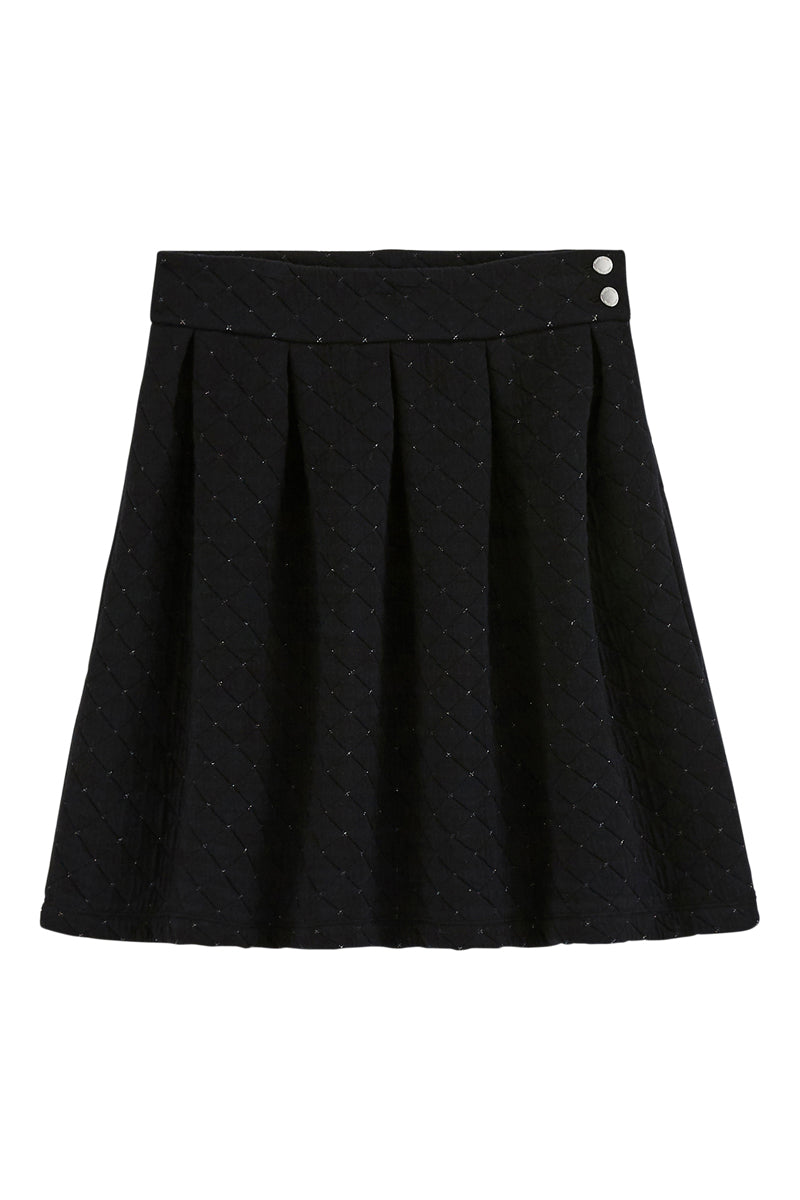Pleated Skirt - Black - Women