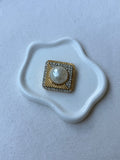 Broche vintage de Nina Ricci - Perla y pedrería