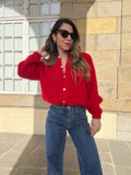 Red Bianca Wool Knit