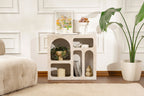 Lessa - Console Table - Travertine