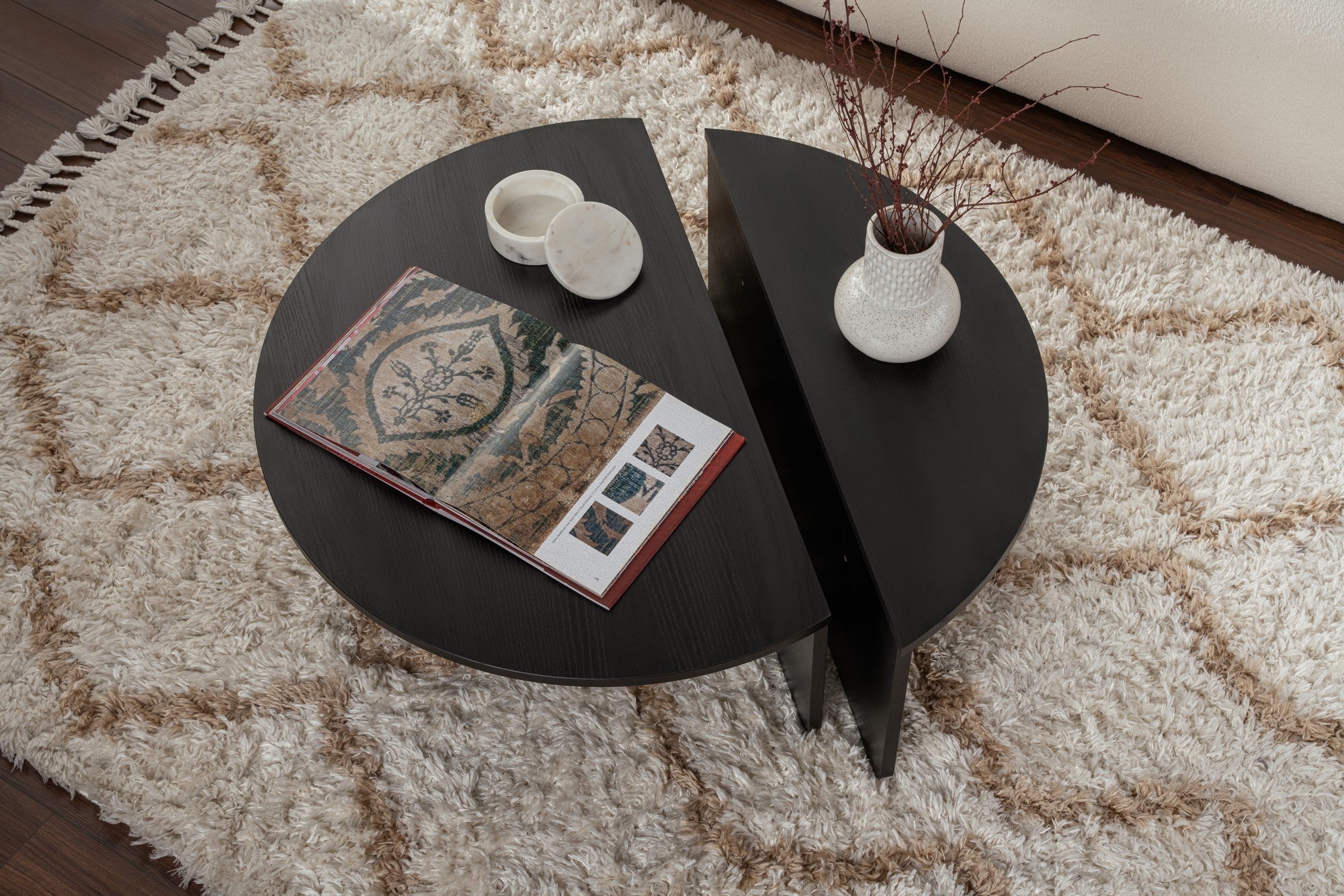 Orion - Table Basse - Bois Noir