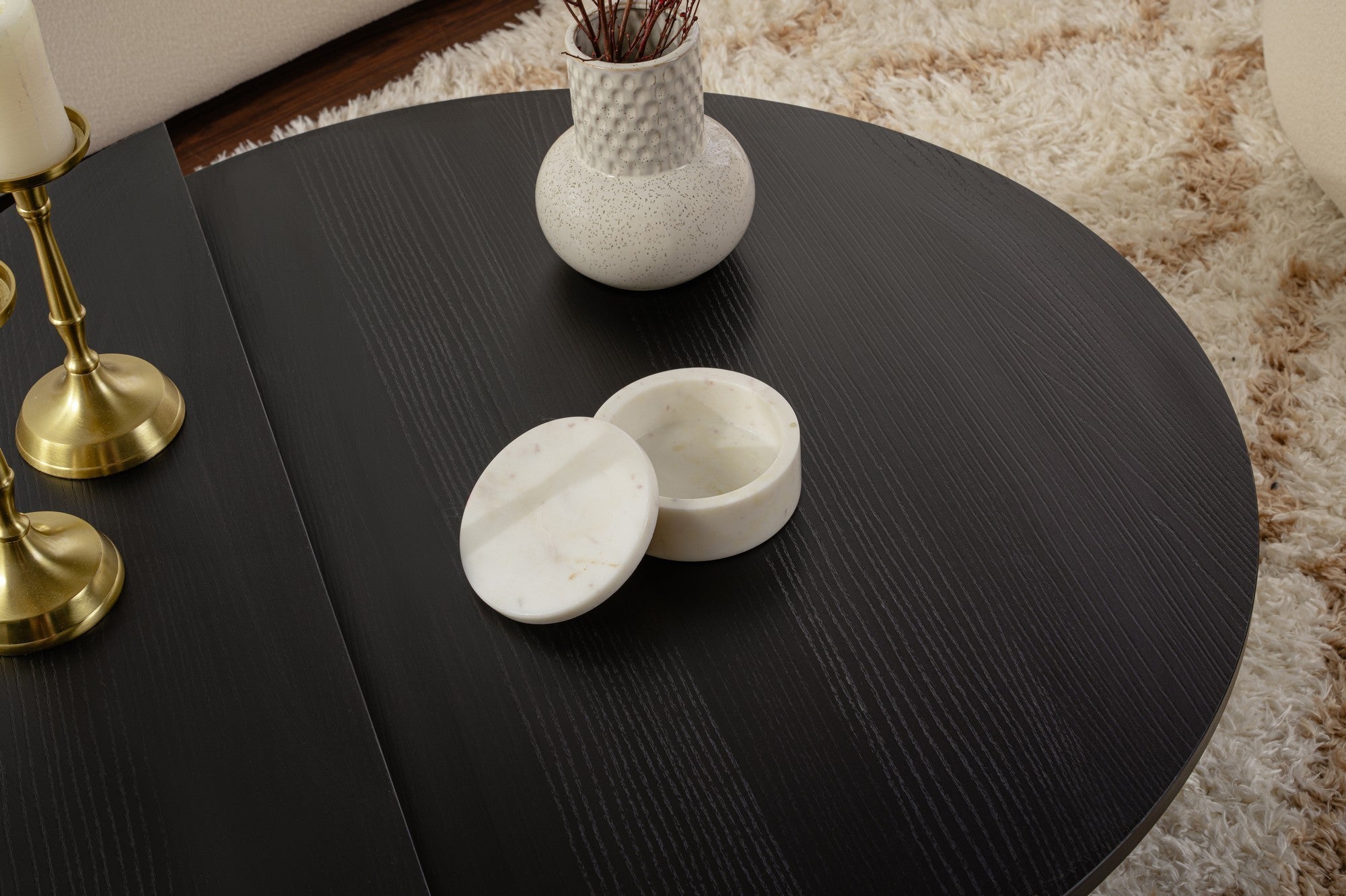 Orion - Table Basse - Bois Noir
