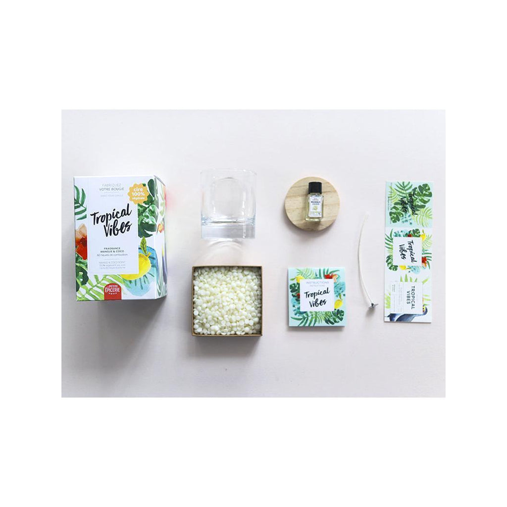Kit De Velas Diy - Vibraciones Tropicales