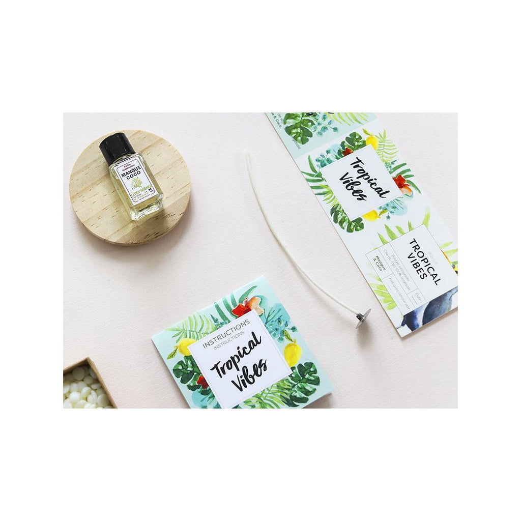 Kit De Velas Diy - Vibraciones Tropicales