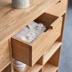 Miho - Bibliothèque Basse - Chêne - Naturel
