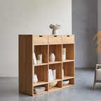 Miho - Bibliothèque Basse - Chêne - Naturel