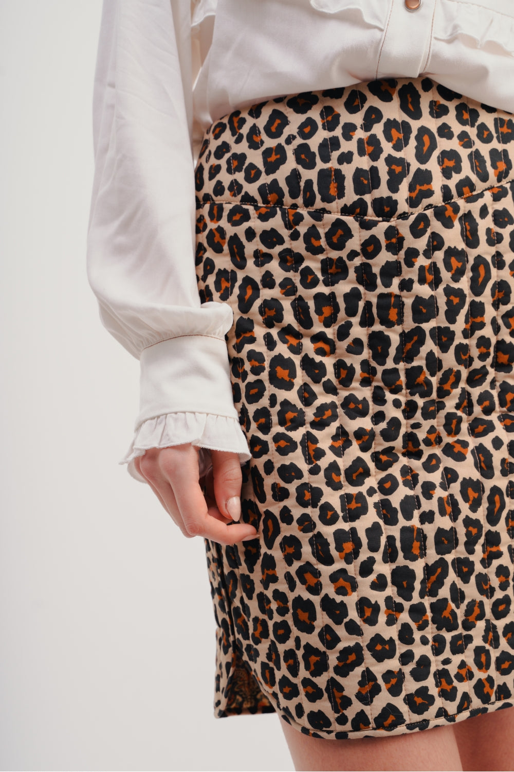 The Vintage White Plain Fiona Shirt