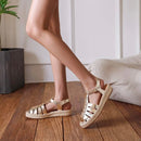 Salomé Gold Sandals