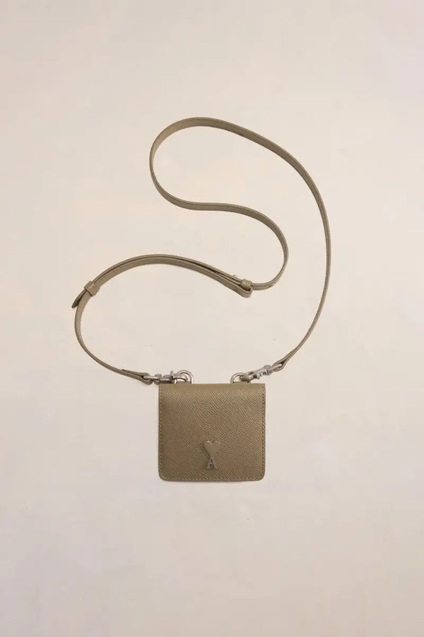 Ami Paris - Tarjetero – Taupe