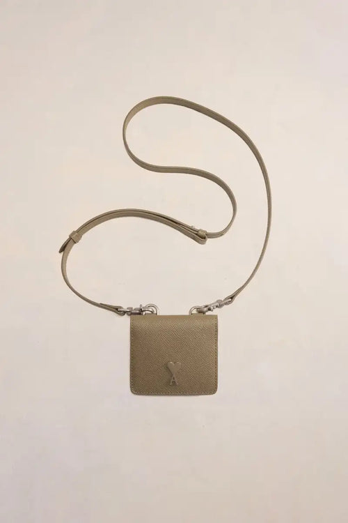 Card Holder – Ami Paris – Taupe