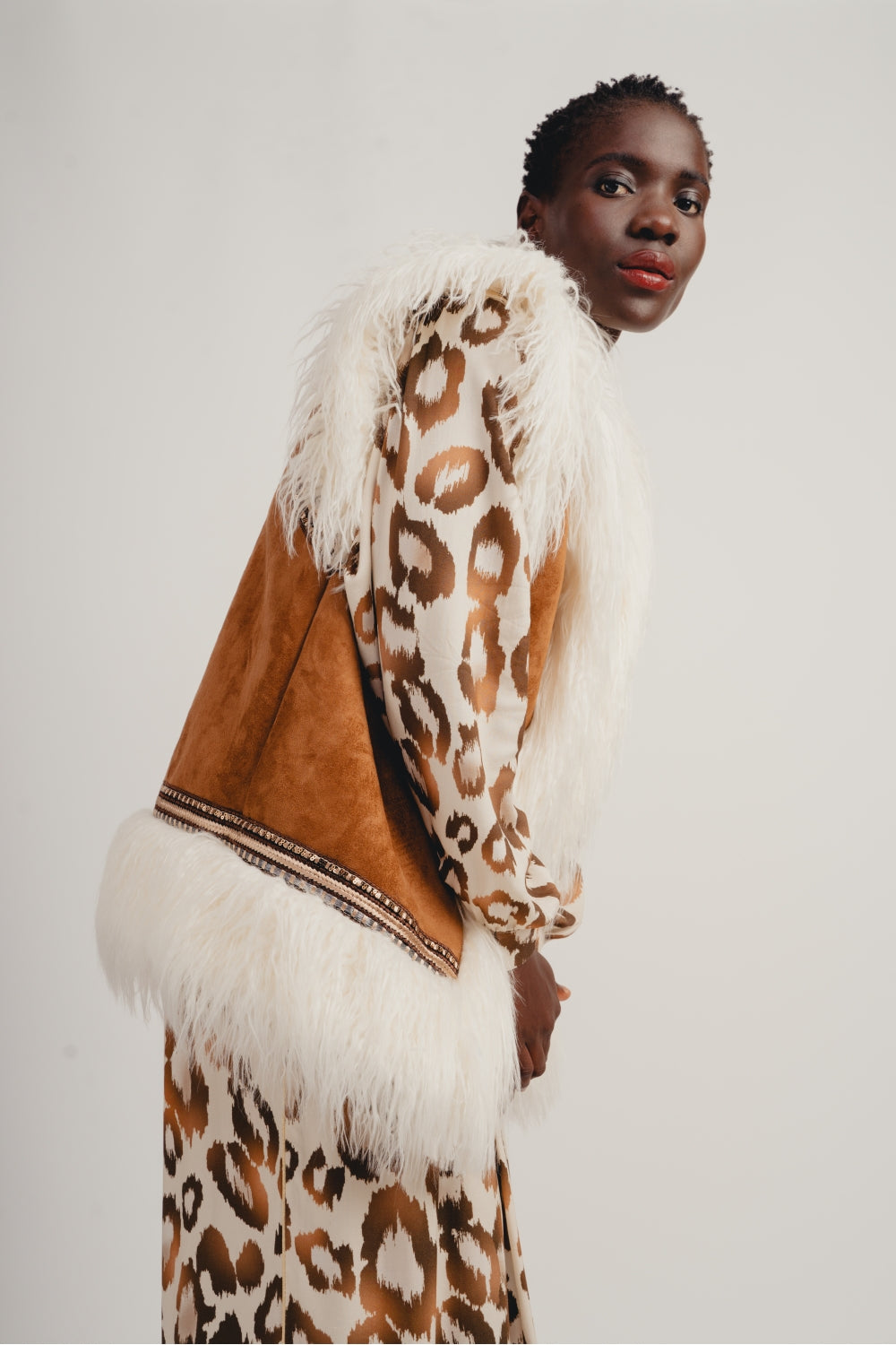 Chaqueta con efecto ante The Aretha Folk