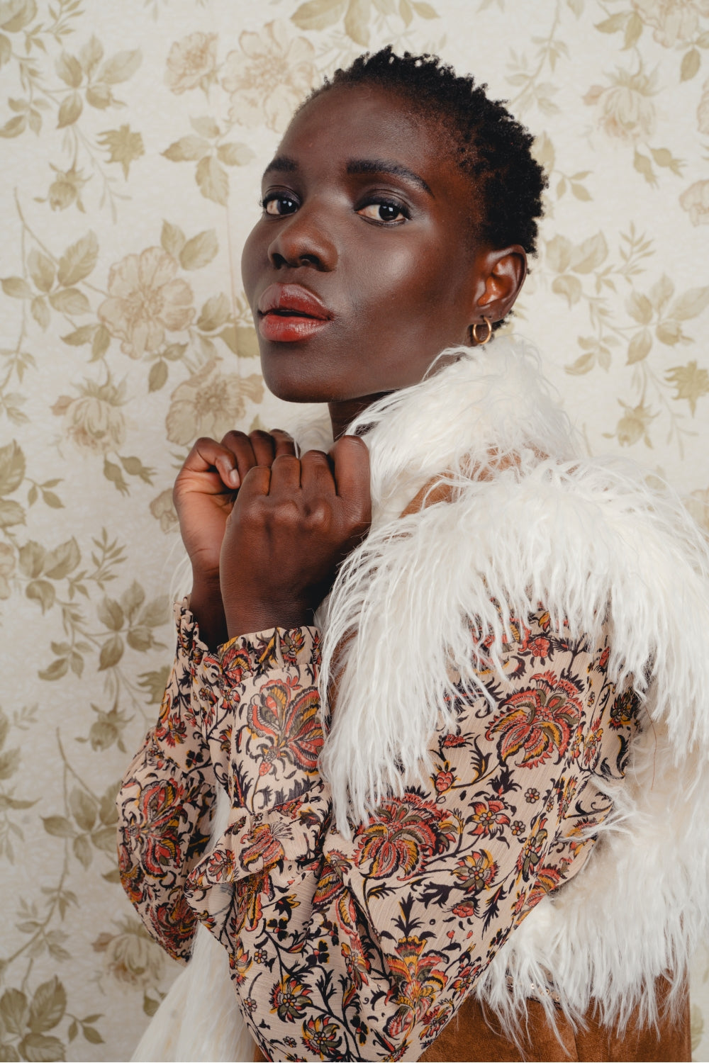 Chaqueta con efecto ante The Aretha Folk