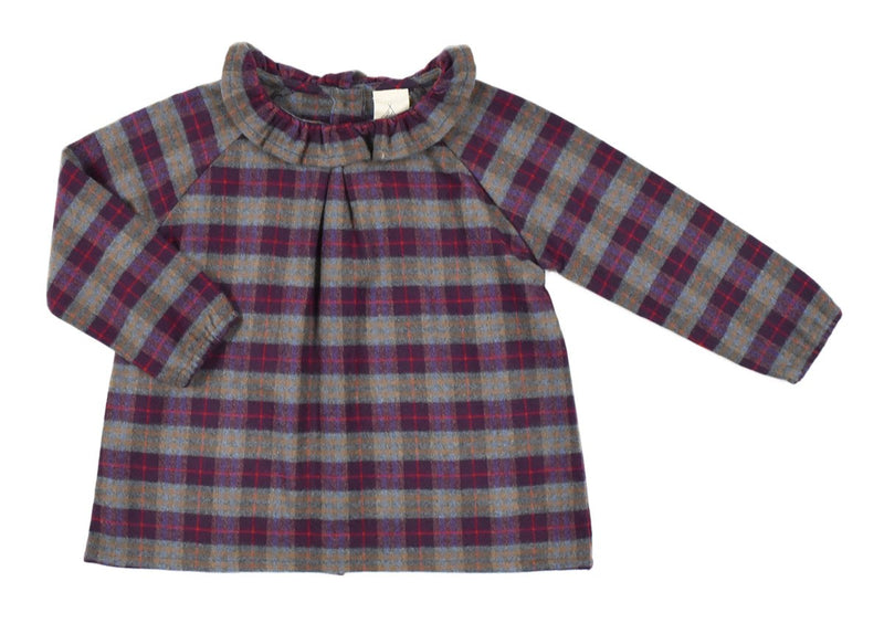 Blouse Charlotte Tartan Enfant - Enfant