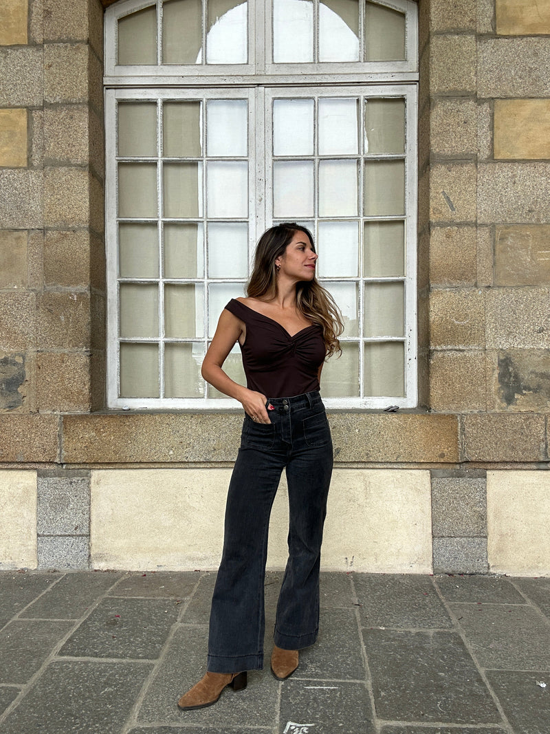 Top Carla Chocolate