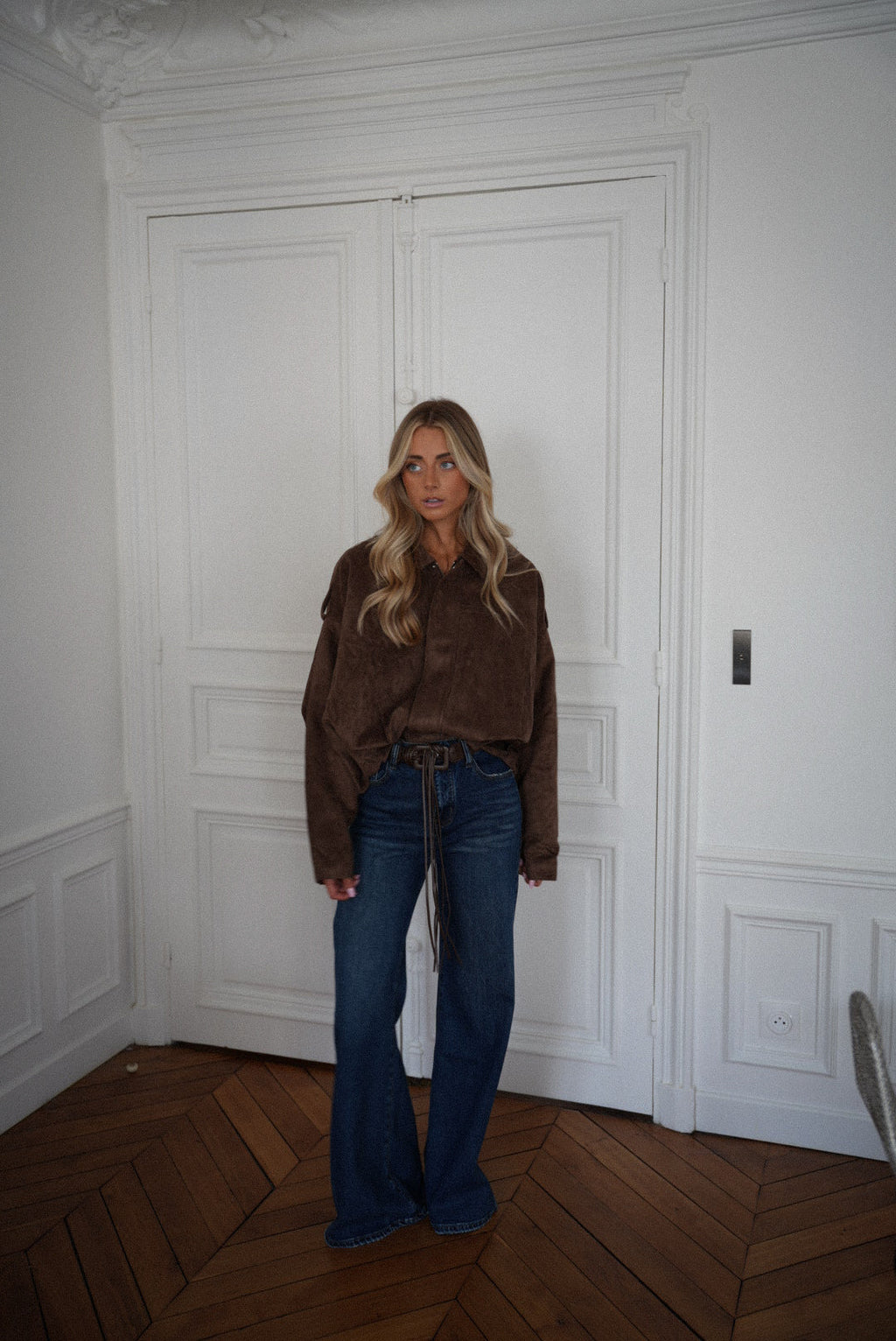 Amelia Chocolat - Chaqueta de ante