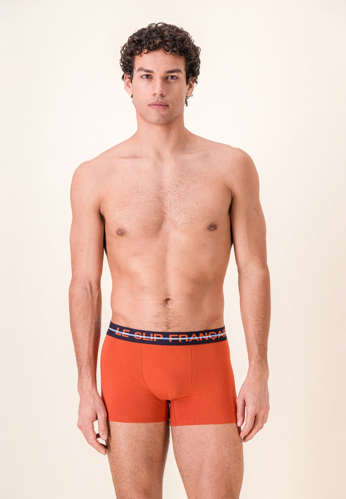 Cotton Redoutable Boxers - Brick Red