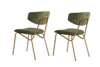 Ensembles De Chaises (2 Pièces) Nancy - Vert / Doré