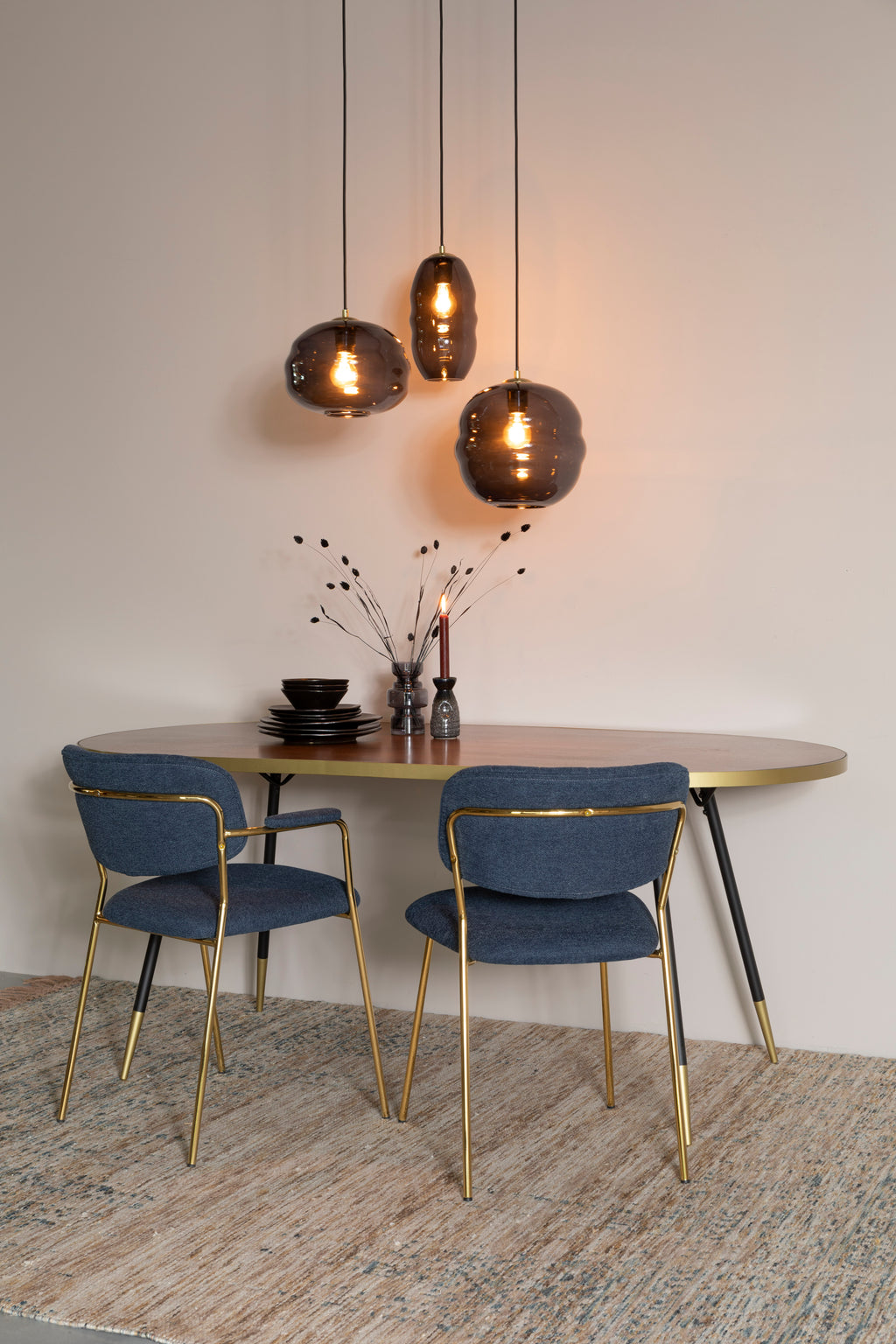 Lauren L - Pendant light - Glass - Multicolor