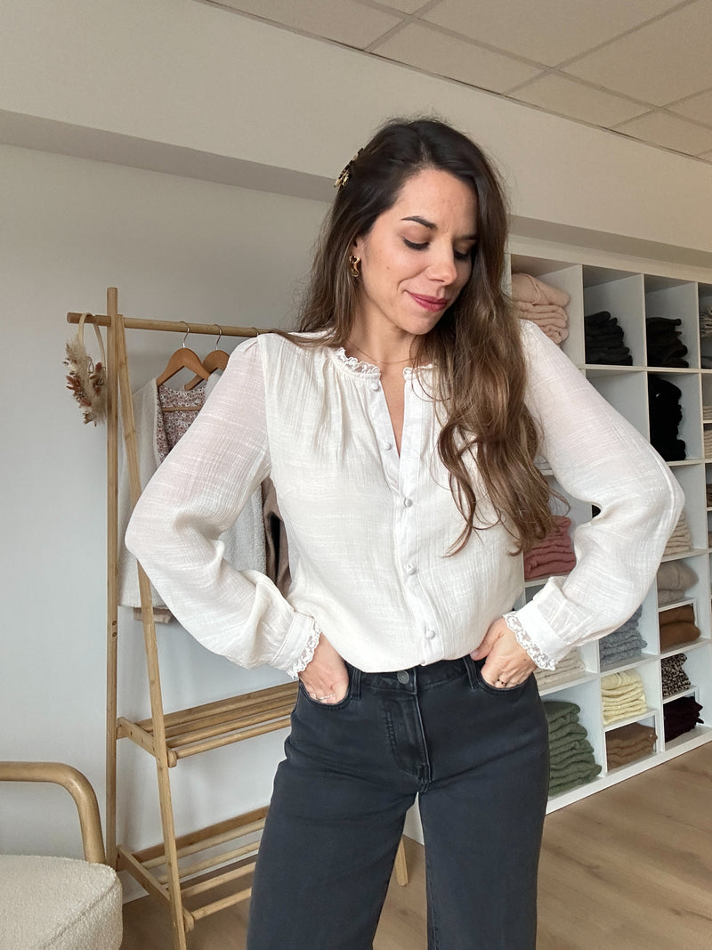 Blouse - Beige Catherine