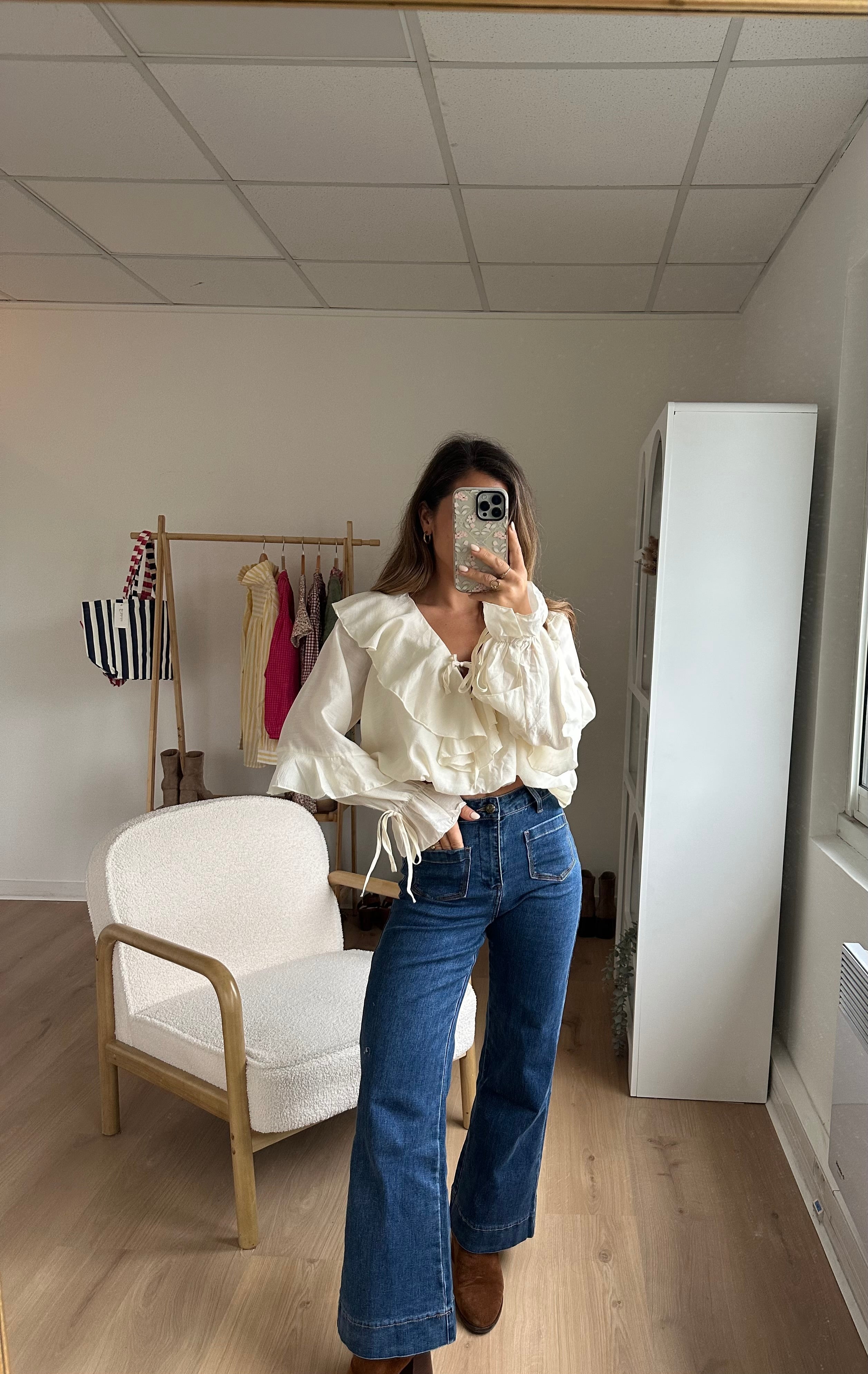 Blusa Iris Crudo