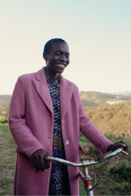 The Maxi Coat Alberto Rose