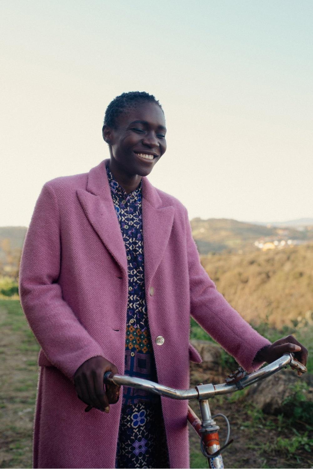 The Maxi Coat Alberto Rose