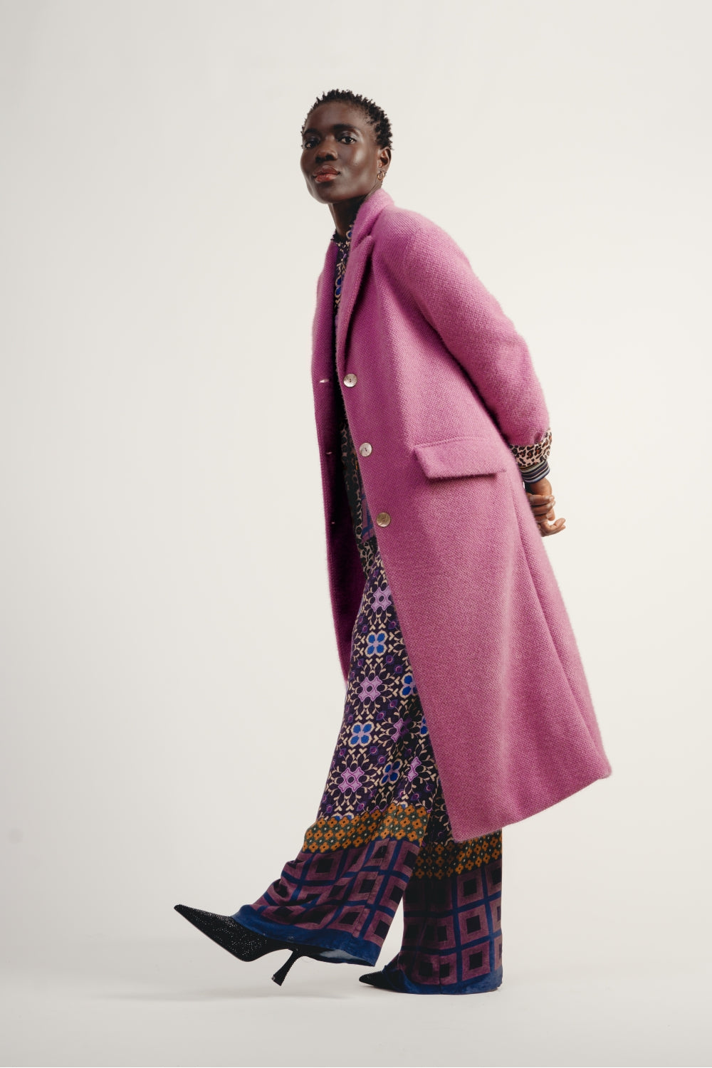 The Maxi Coat Alberto Rose