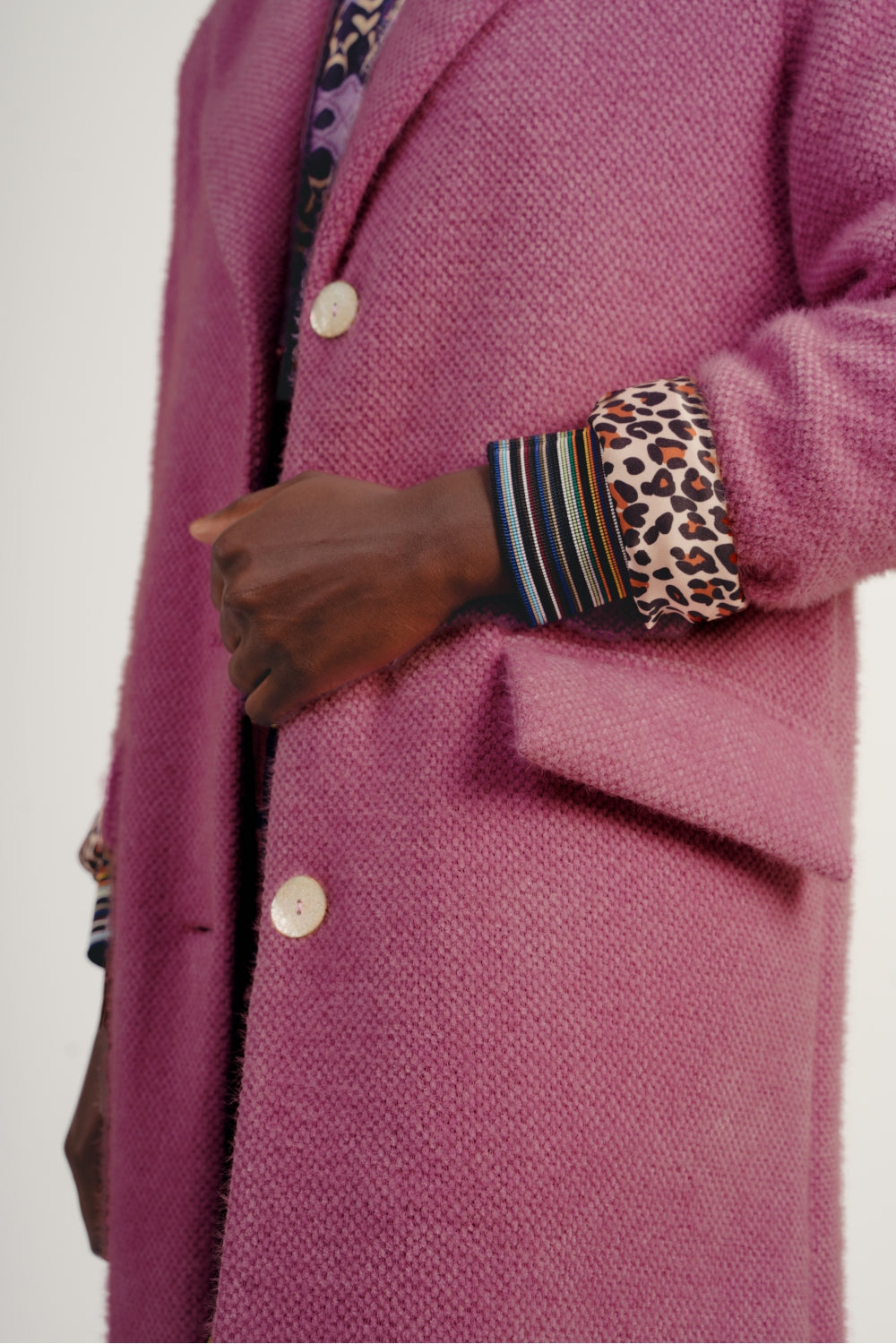 The Maxi Coat Alberto Rose