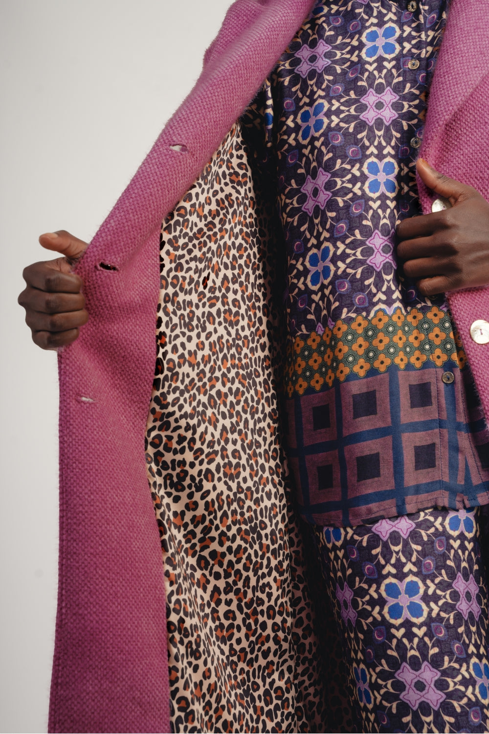 The Maxi Coat Alberto Rose