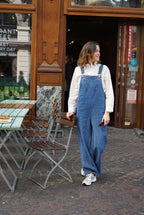 Brown Denim Overalls