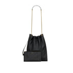 Saint Laurent - Jamie Pochon Crossbody Bag - Women - Black