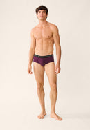 Lot De 2 Slips En Coton - Prune