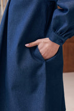 Robe Le Trenet - Bleu Moyen