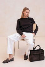Le Rimbaud Knitted Sweater - Dark Brown