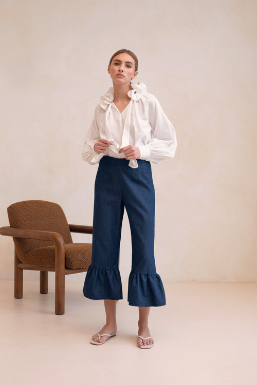 Pantalon Le Wonder - Bleu Moyen