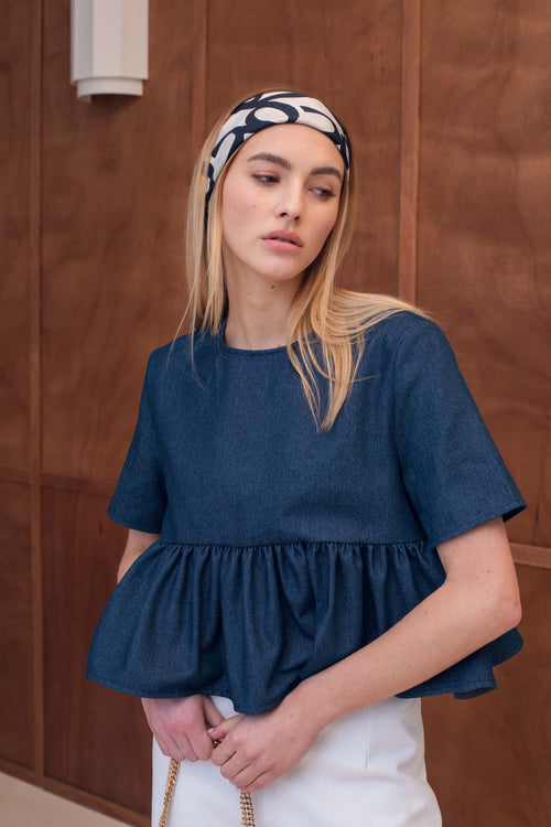 T-shirt Le Louane - Bleu Marine