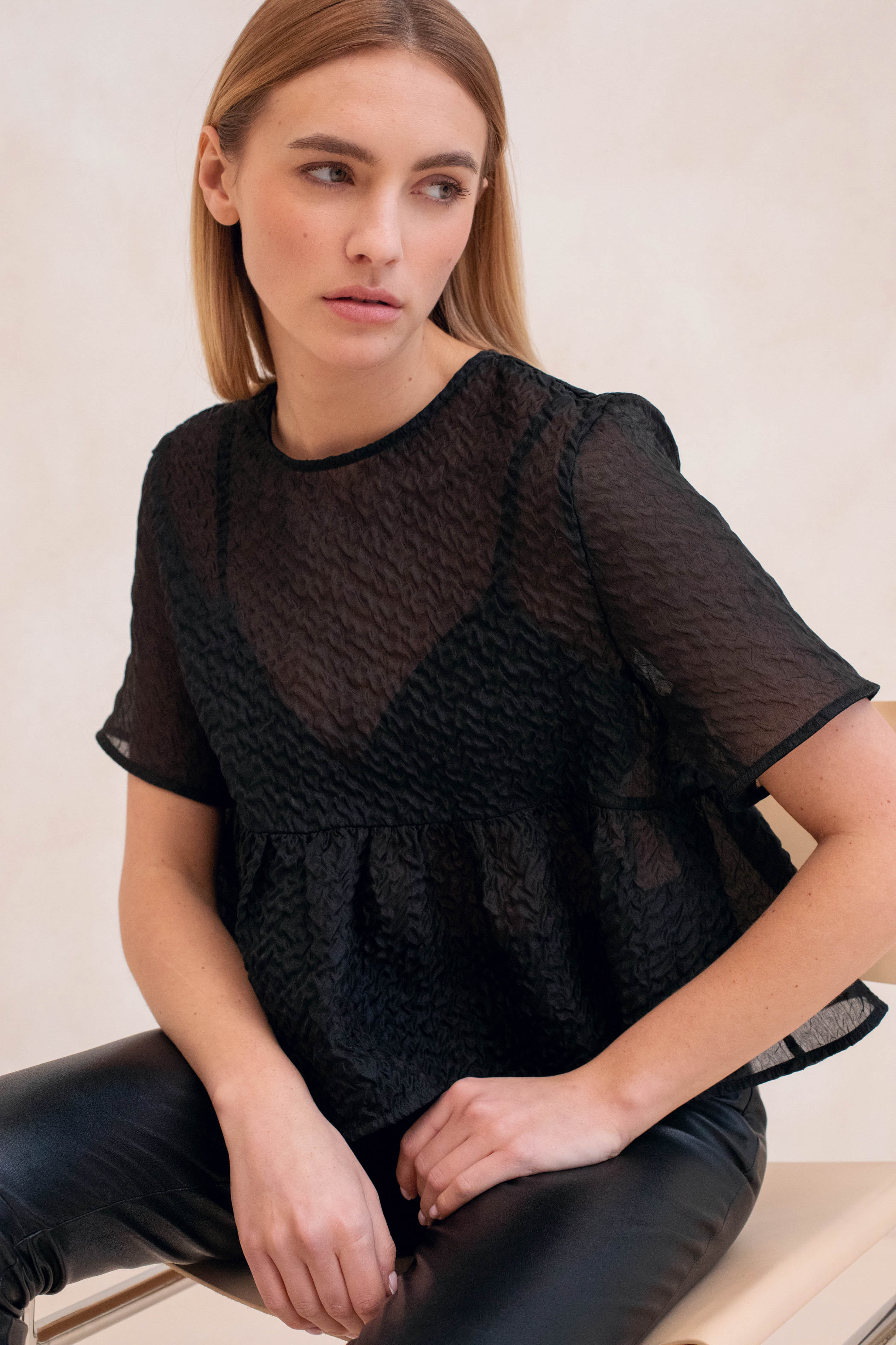 Camiseta Le Louane - Negro