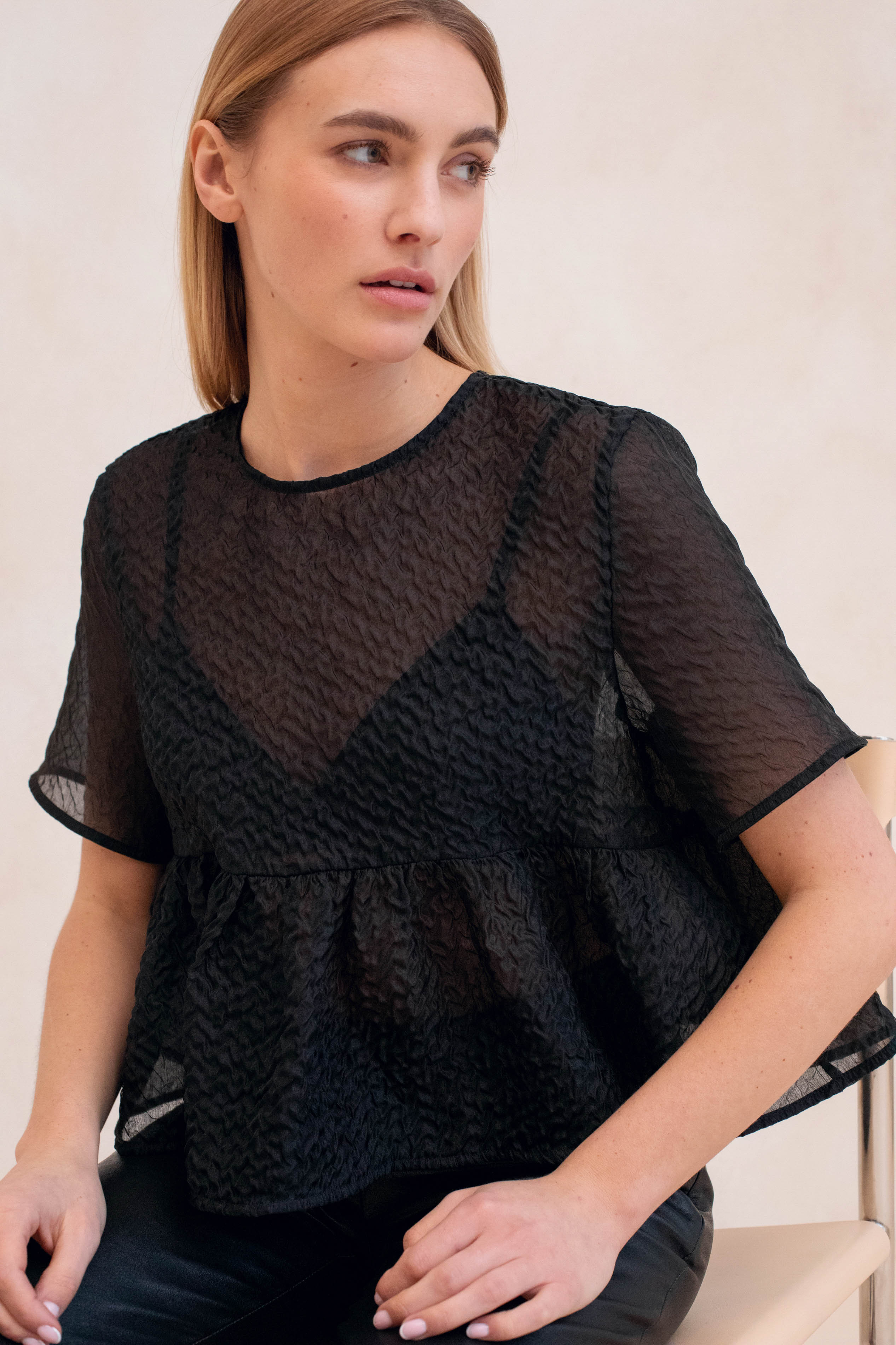 Camiseta Le Louane - Negro