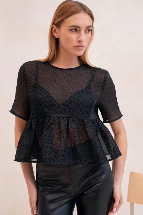 T-shirt Le Louane - Noir